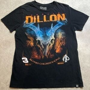 Chase  Authentics unisex Austin Dillon short  sleeve black T-shirt. Size M